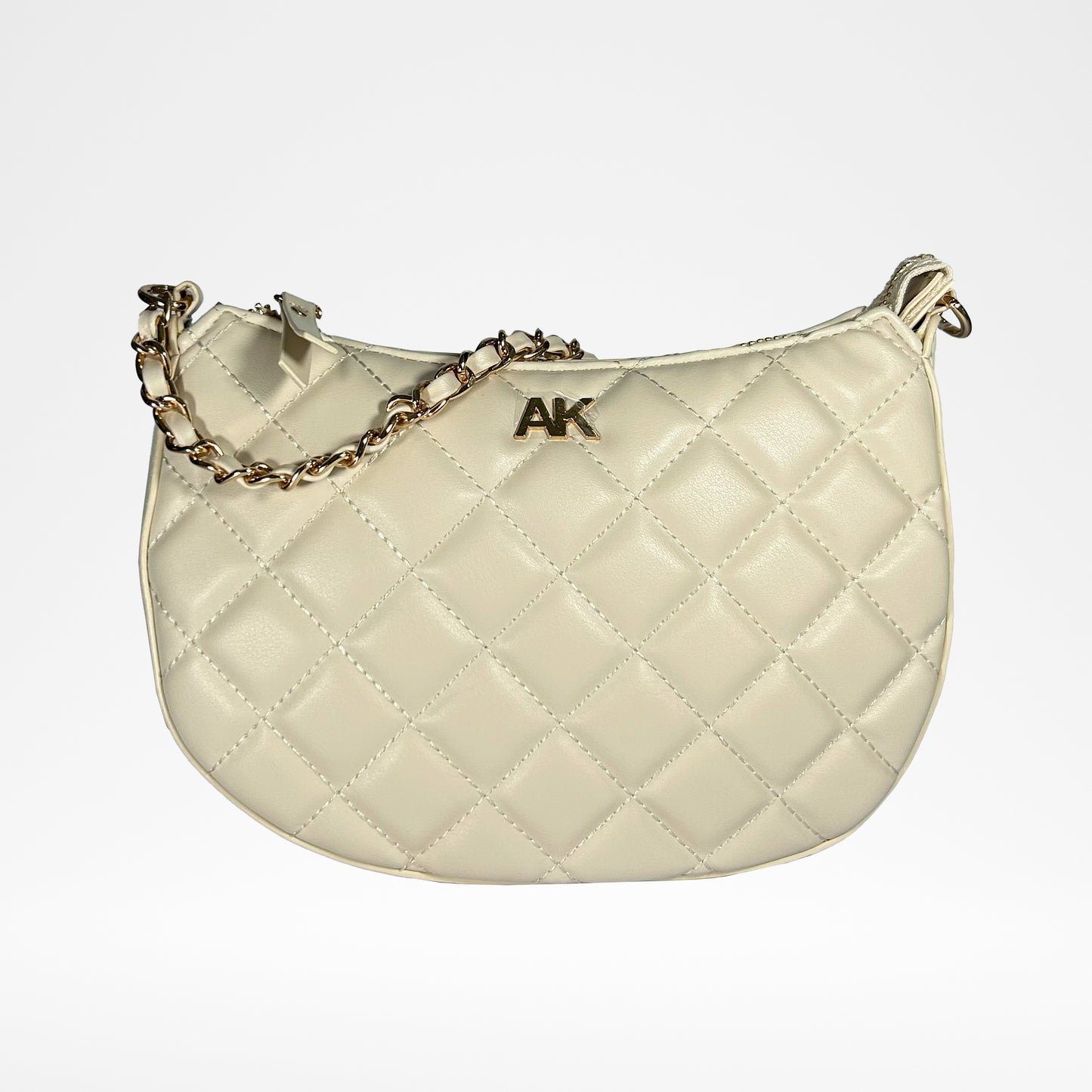 Bolso bandolera fruncido con cadena Anne Klein