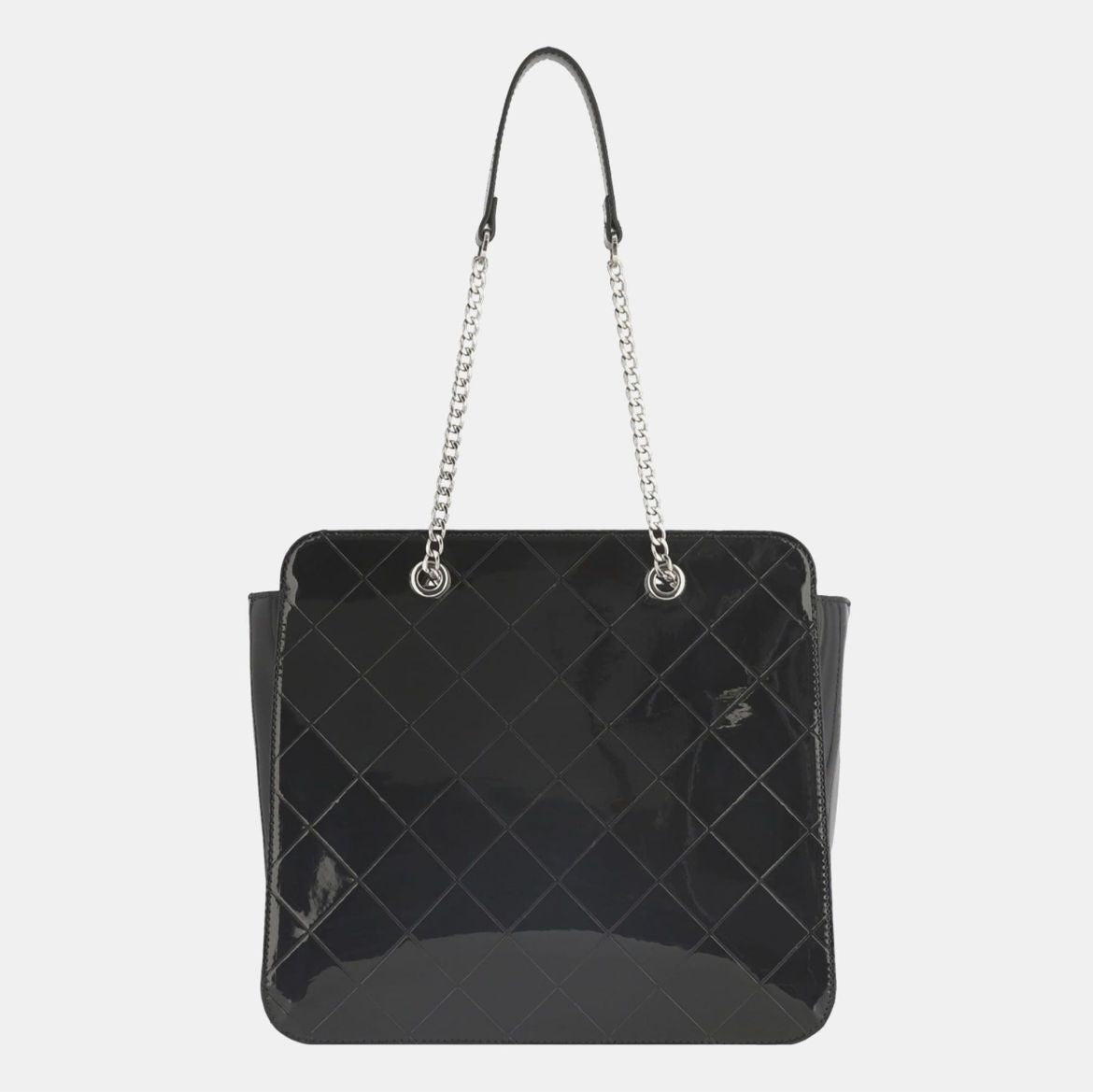 Bolso TOTE negro placa logotipo Westies