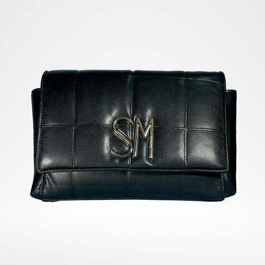 Bolsa Crossbody Steve Madden Negra doble cadena