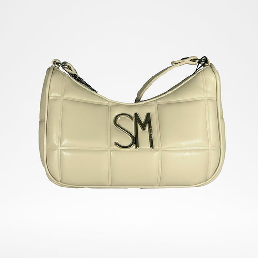 Bolso De Mano de Steve Madden Acolchado Beige