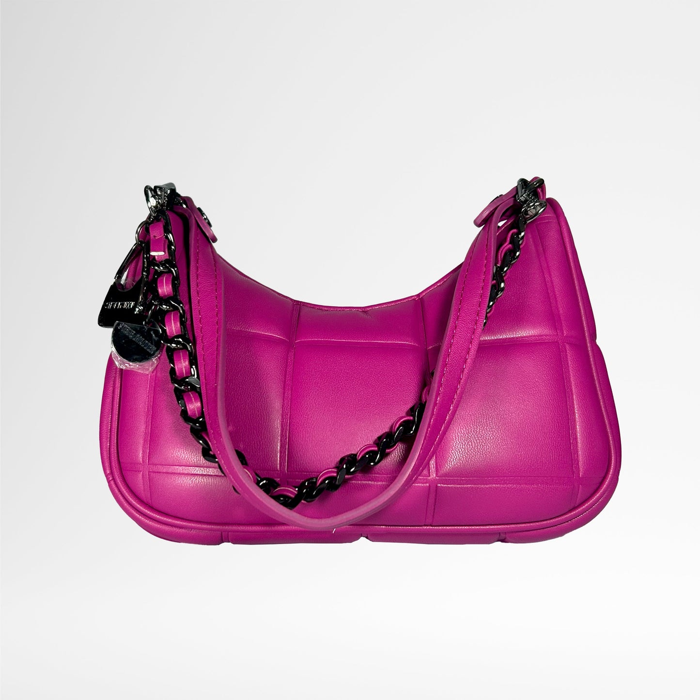 Bolso De Mano de Steve Madden Acolchado Fucsia