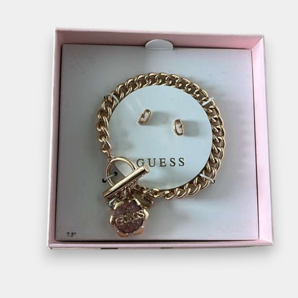 PULSERA GUESS CADENA CON ARETES