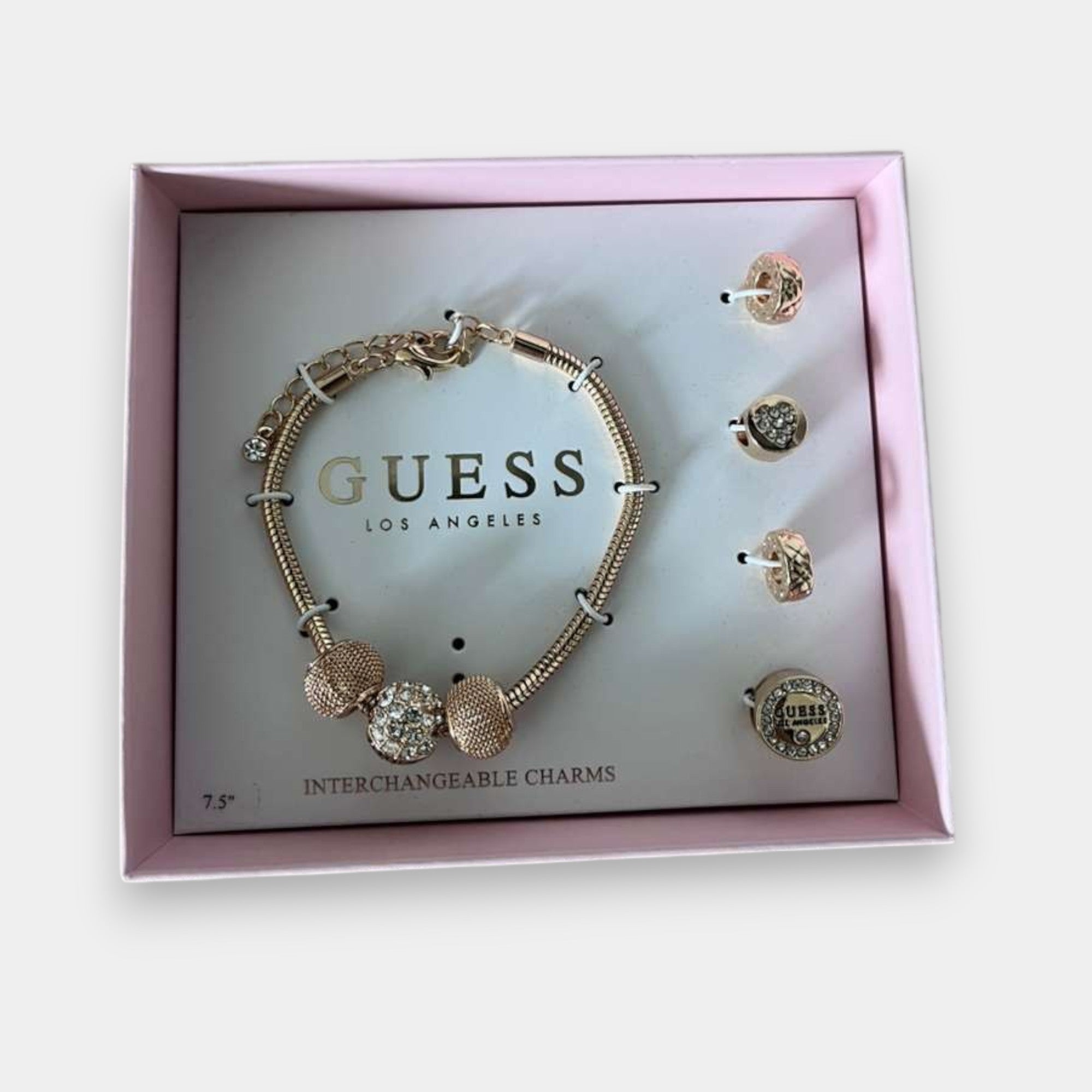 PULSERA GUESS CON CHARMS INTERCAMBIABLES