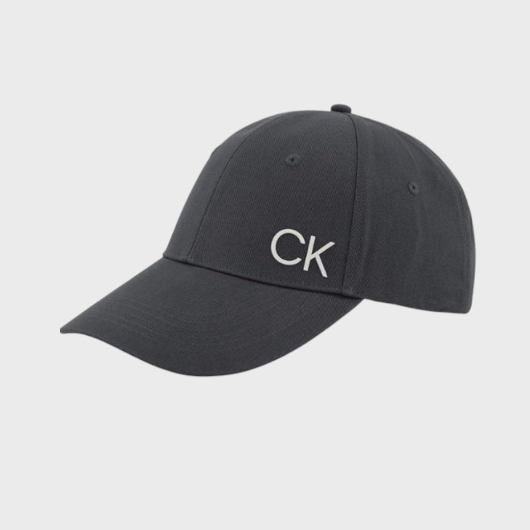 Calvin Klein Gorra de béisbol para hombre con logotipo gris
