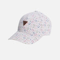 Gorra de béisbol con logotipo Guess Blanca
