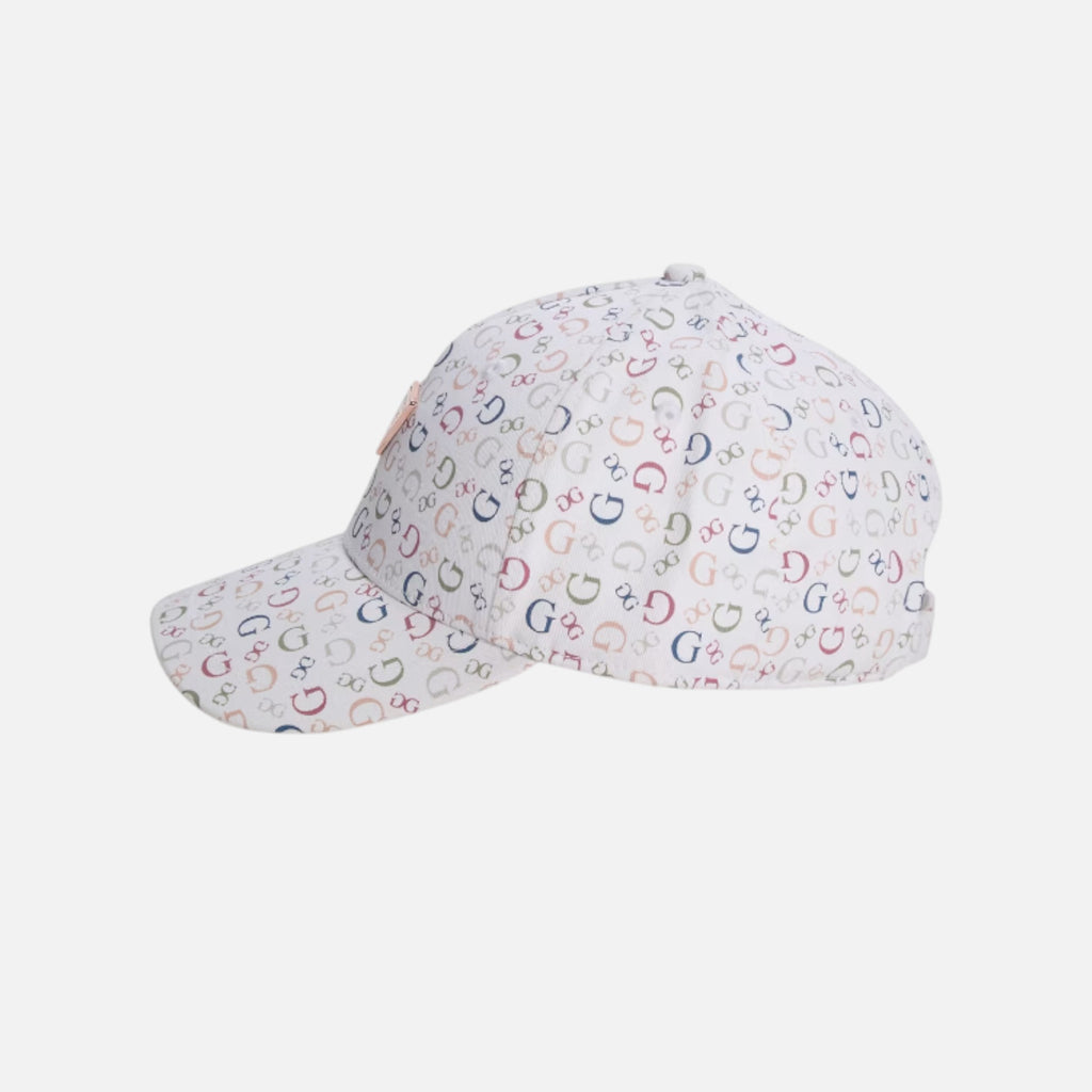 Gorra de béisbol con logotipo Guess Blanca
