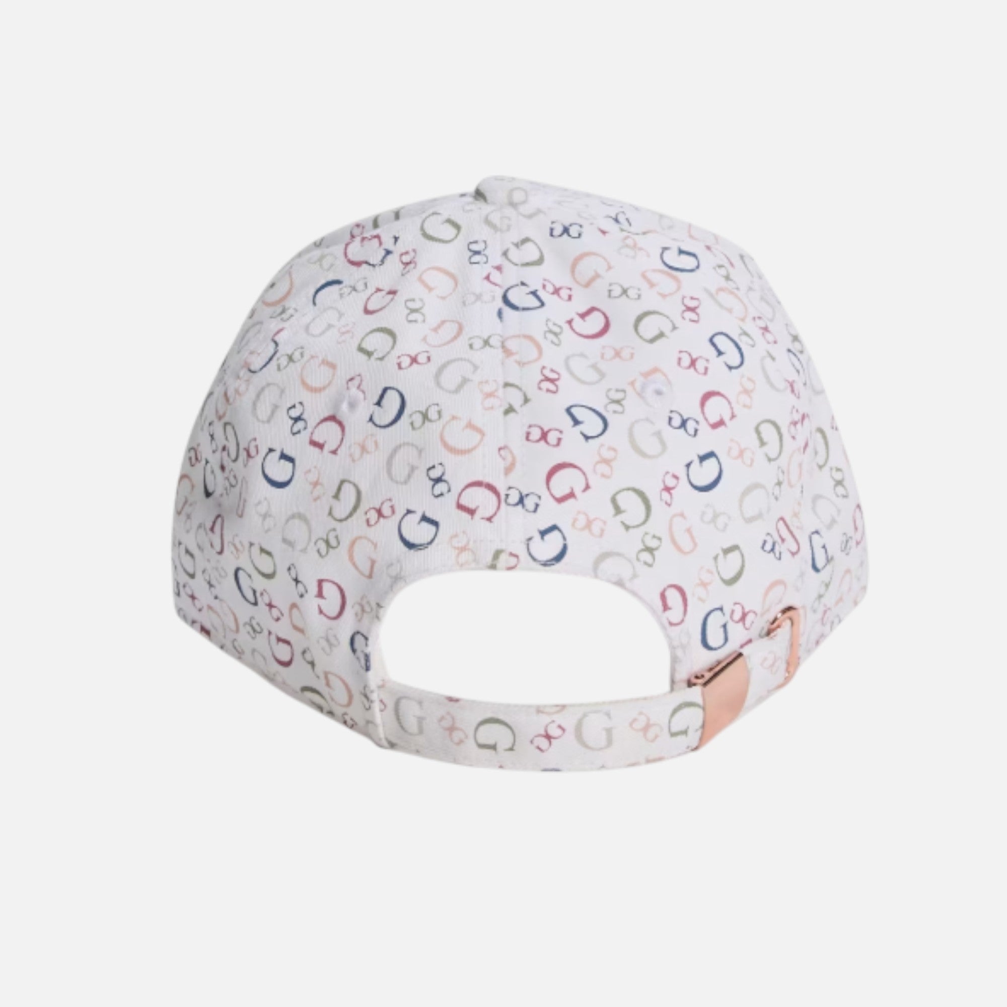 Gorra de béisbol con logotipo Guess Blanca
