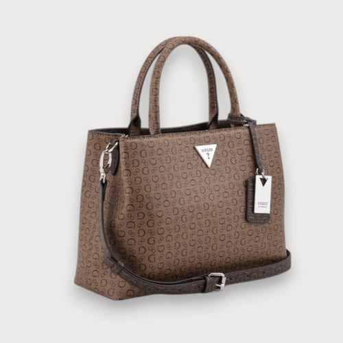 Bolso Guess Jillian Satchel Marrón