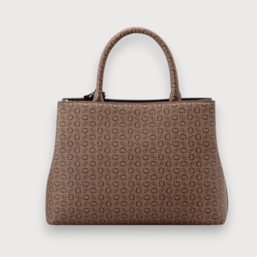 Bolso Guess Jillian Satchel Marrón