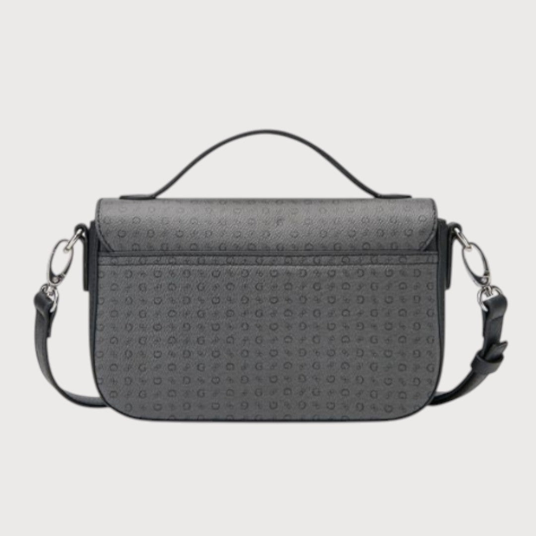 Crossbody negro Guess con monograma
