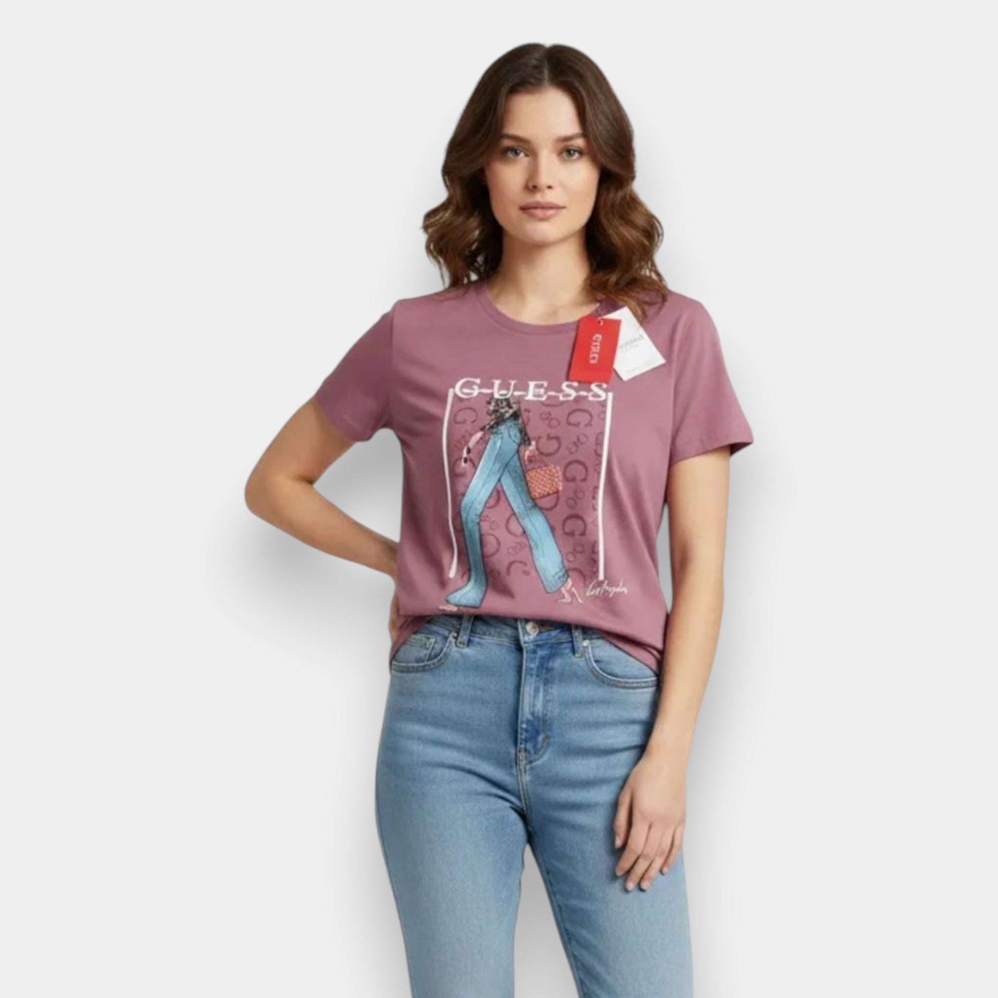 PLAYERA GUESS ESTAMPADA TALLA L