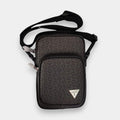 Bandolera Guess negro con monograma