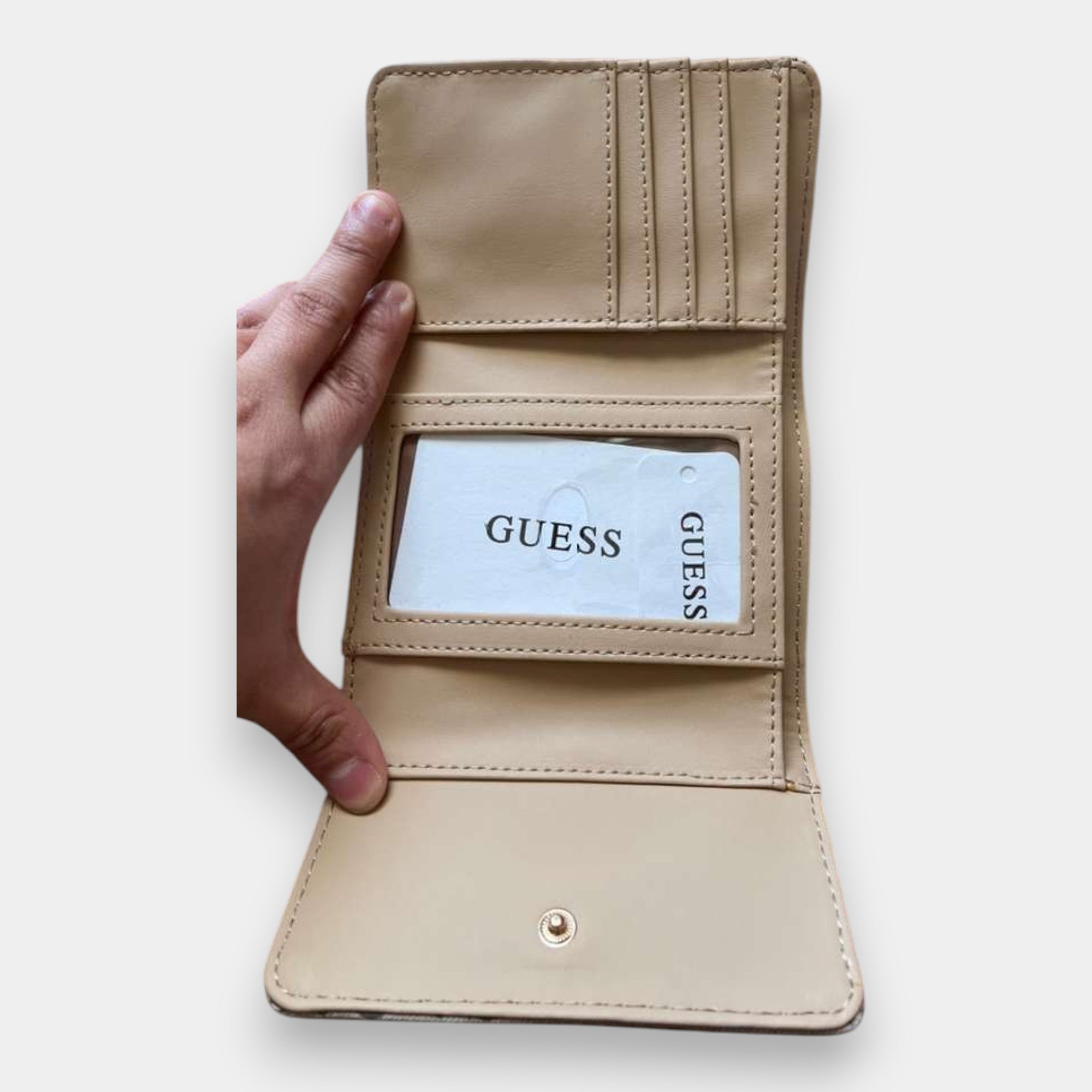 CARTERA GUESS CAFE CHICA
