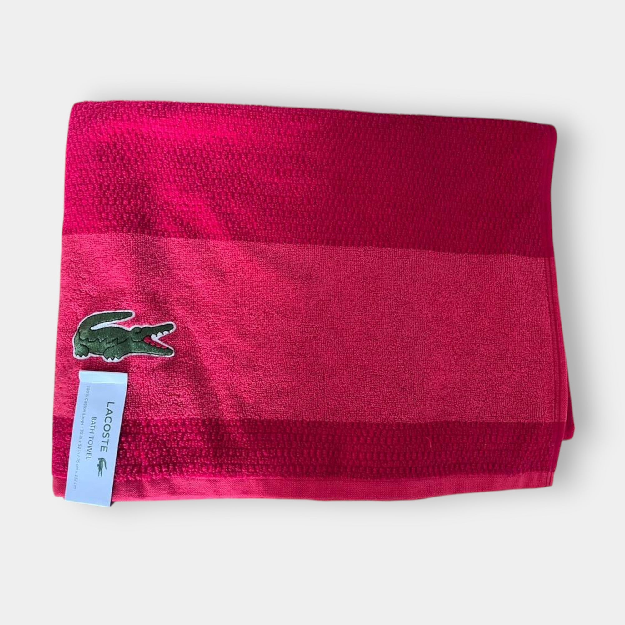 TOALLA LACOSTE ROJA