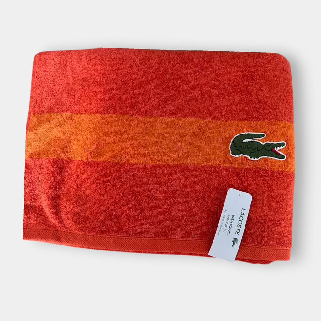 TOALLA LACOSTE NARANJA