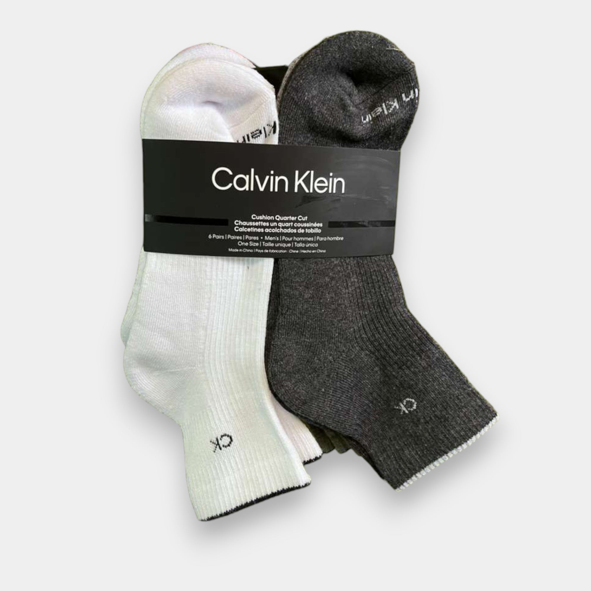CALCETINES CALVIN KLEIN B-N 6 PACK