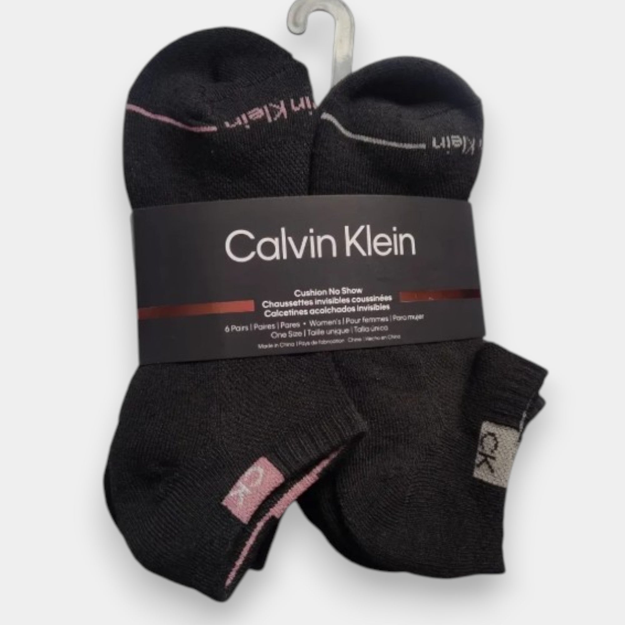 CALCETINES CALVIN KLEIN NEGRO 6 PACK