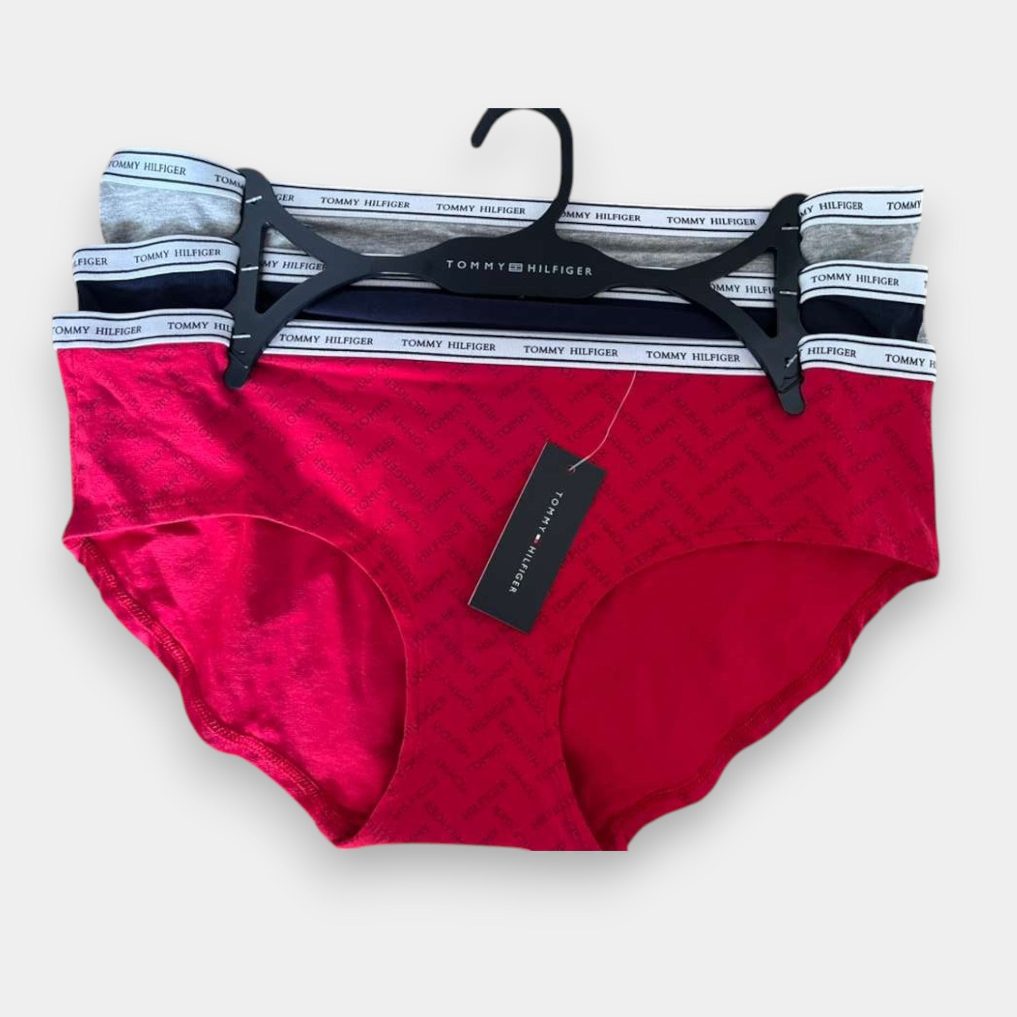 PANTIES TOMMY HILFIGER ROJO TALLA L