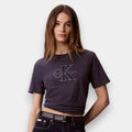 PLAYERA CALVIN KLEIN NEGRO BORDADO (TALLA L)