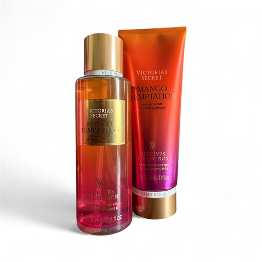 Set Victoria's Secret Crema y Body Locion Mango Tempation