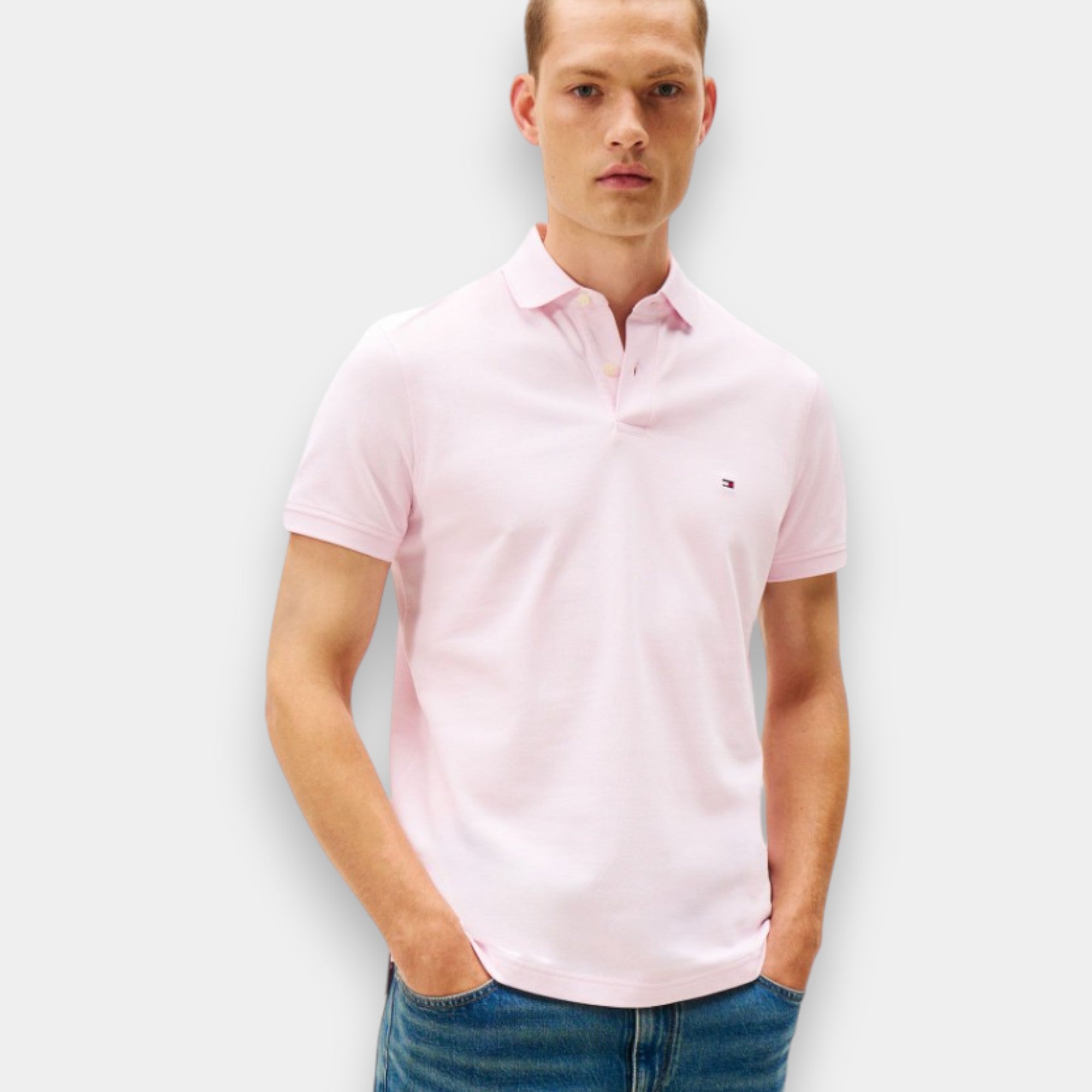 POLO TOMMY HILFIGER COLOR ROSA MEDIANA