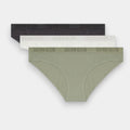 PANTIES CALVIN KLEIN VERDES 3 PACK TALLA L