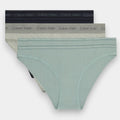 PANTIES CALVIN KLEIN VERDE 3 PACK TALLA S