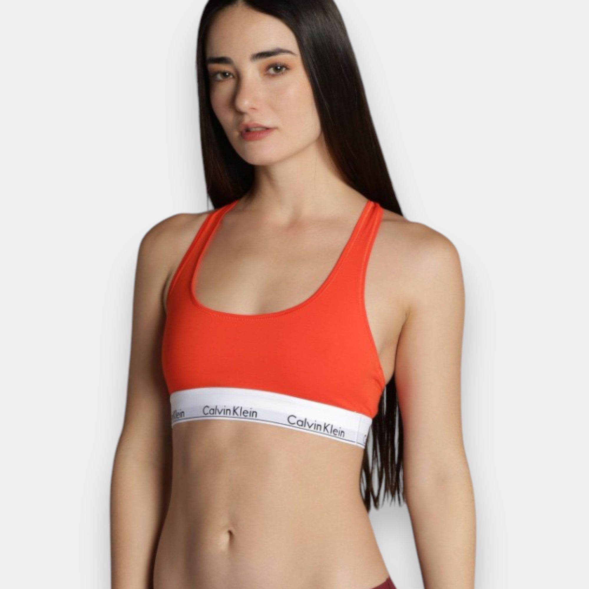 BRALETTE CALVIN KLEIN NARANJA TALLA M