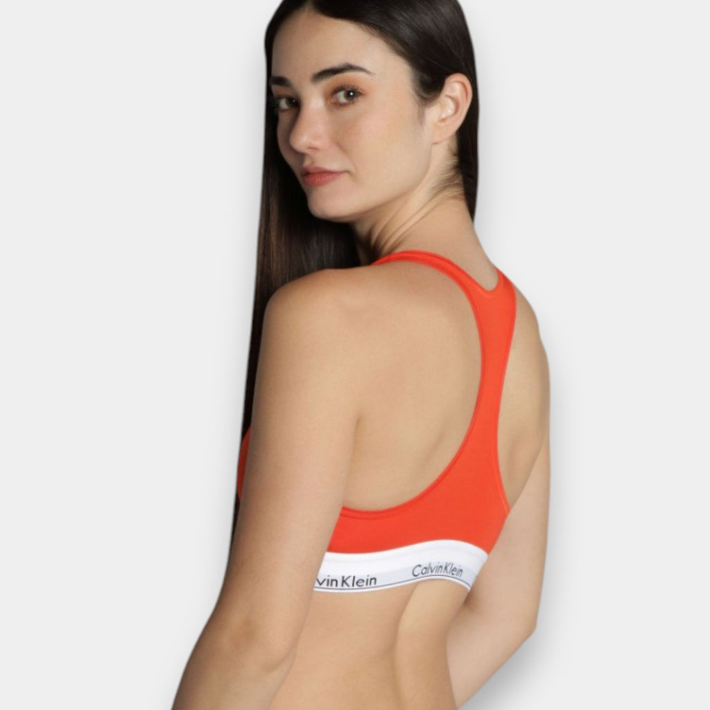 BRALETTE CALVIN KLEIN NARANJA TALLA M