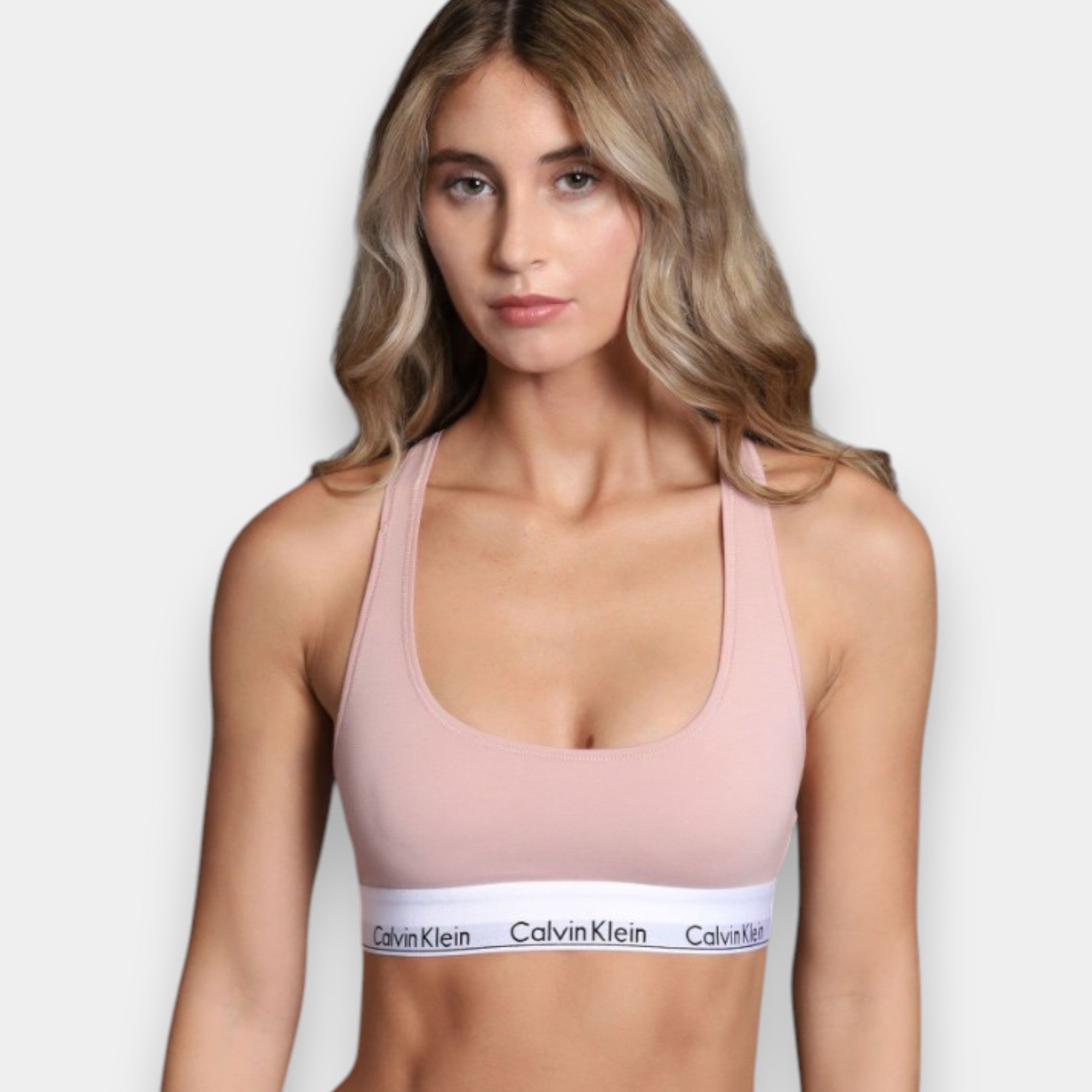 BRALETTE CALVIN KLEIN ROSA PASTEL TALLA S
