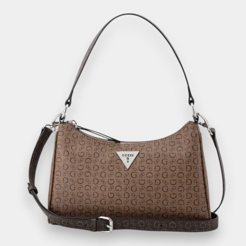 BOLSO DE HOMBRO GUESS COLOR MARRON