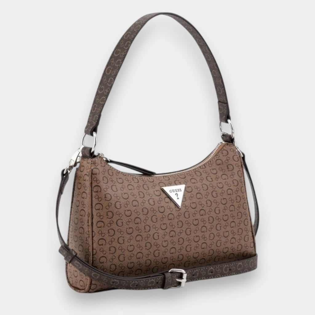 BOLSO DE HOMBRO GUESS COLOR MARRON