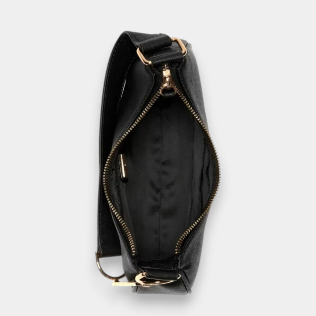 BOLSO DE HOMBRO  GUESS NEGRO CON MONEDERO