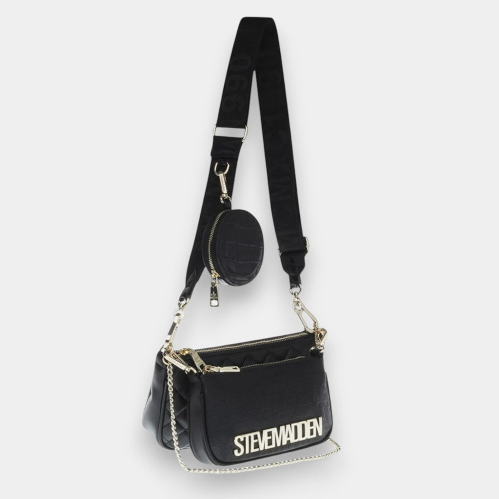 CROSSBODY DOBLE NEGRO STEVE MADDEN