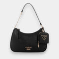BOLSO DE HOMBRO  GUESS NEGRO CON MONEDERO