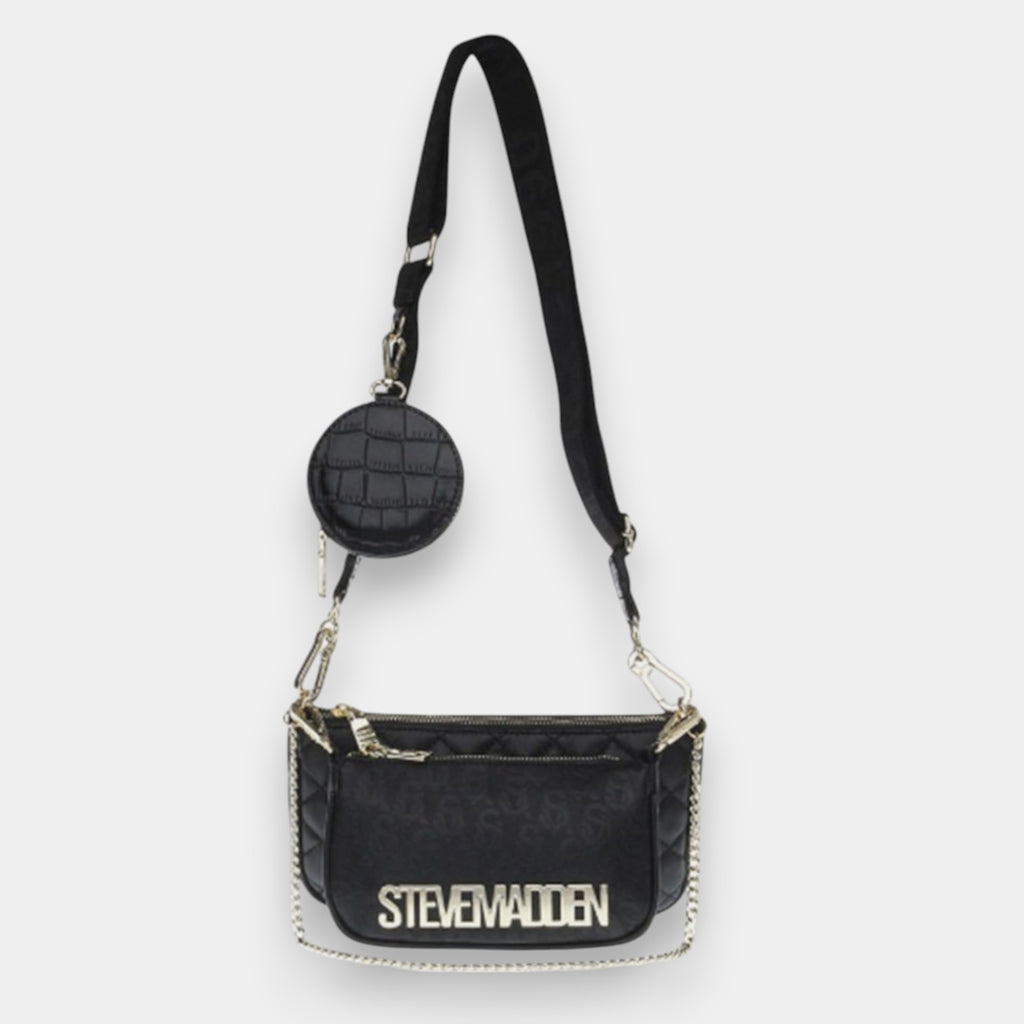 CROSSBODY DOBLE NEGRO STEVE MADDEN