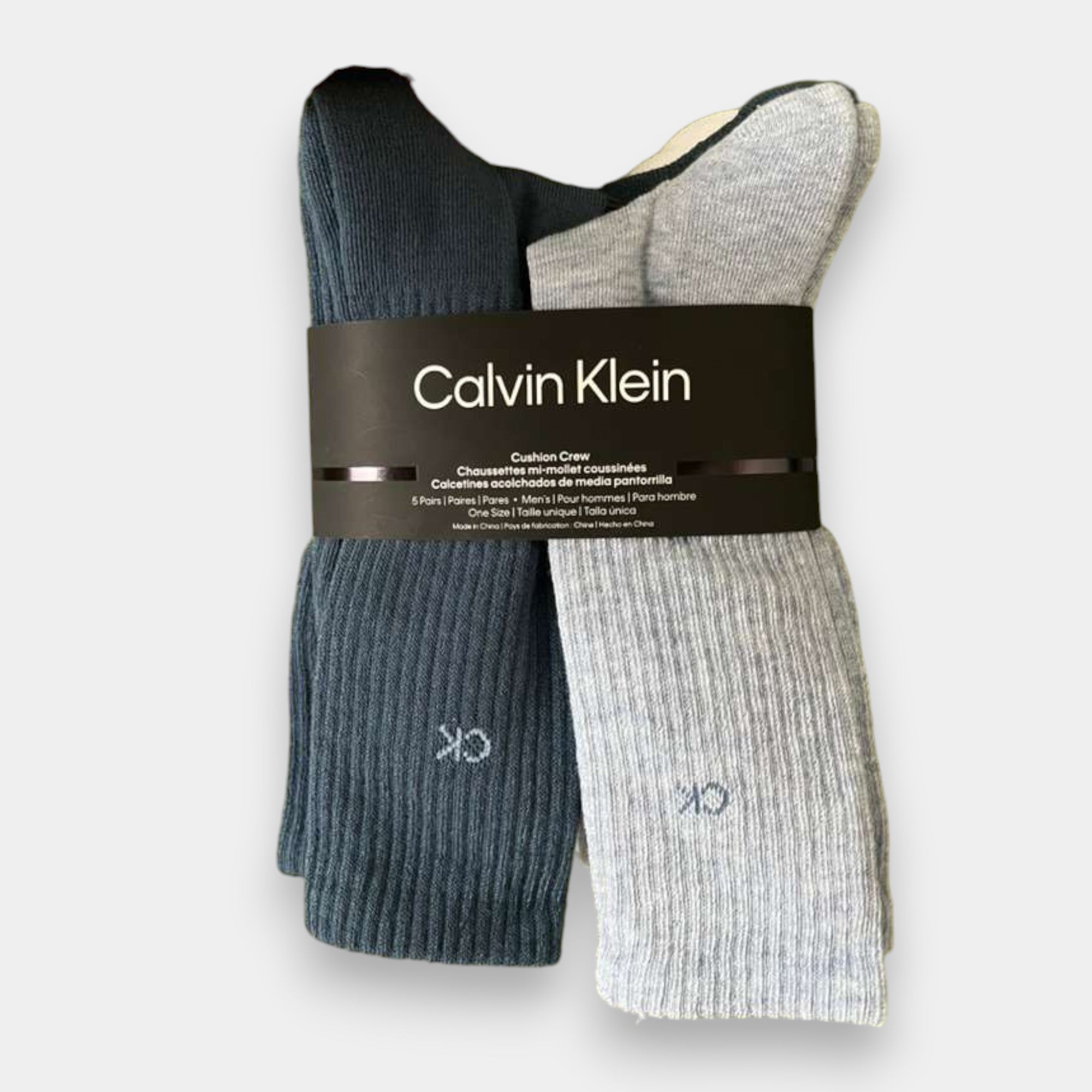 Calcetines media pantorrilla Calvin Klein Demin 5 Pack