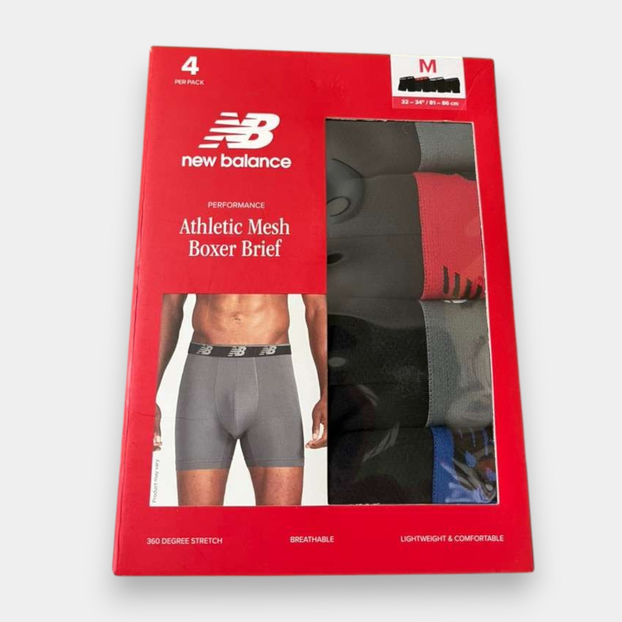 Boxer New Balance 4 Pack Talla M
