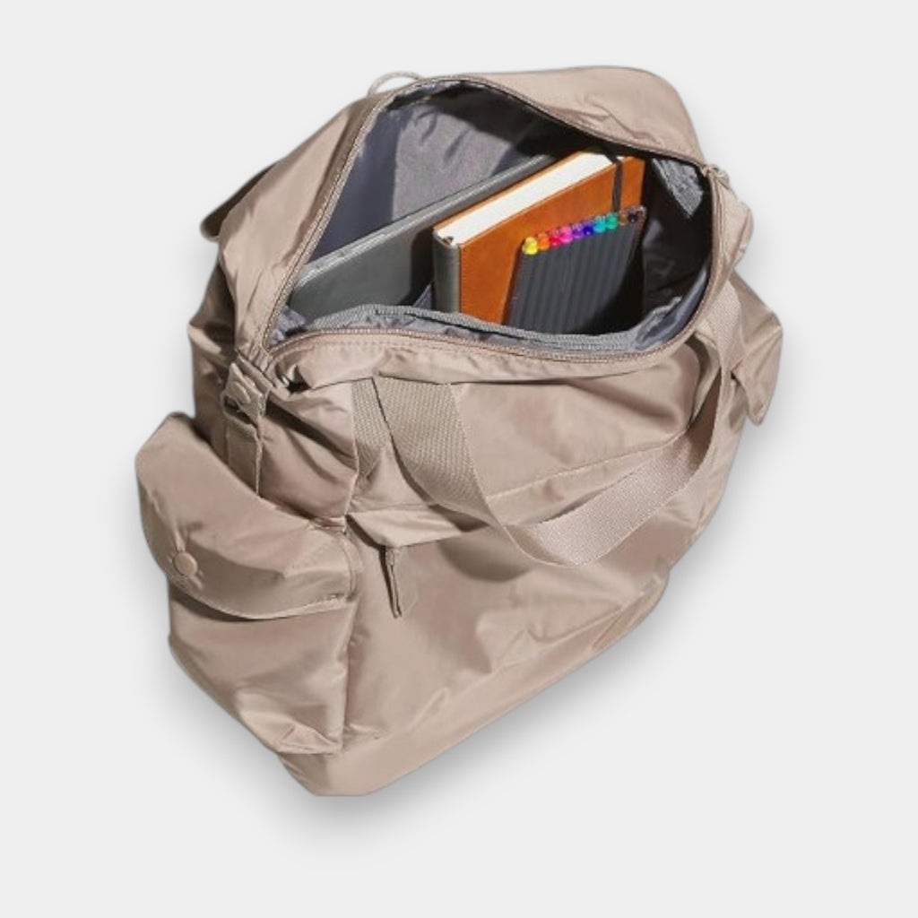 MOCHILA TOTE ADIDAS BEIGE