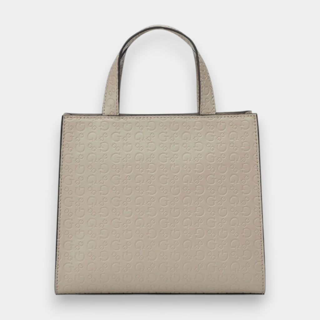 BOLSO SATCHEL GUESS NUDE
