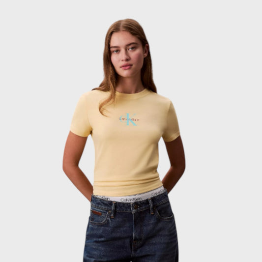 Playera Calvin Klein amarilla (M)