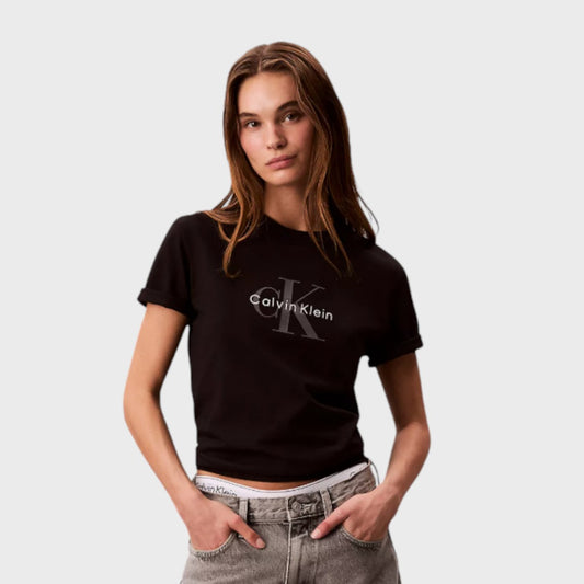 Playera Calvin Klein negra (Talla  XS)