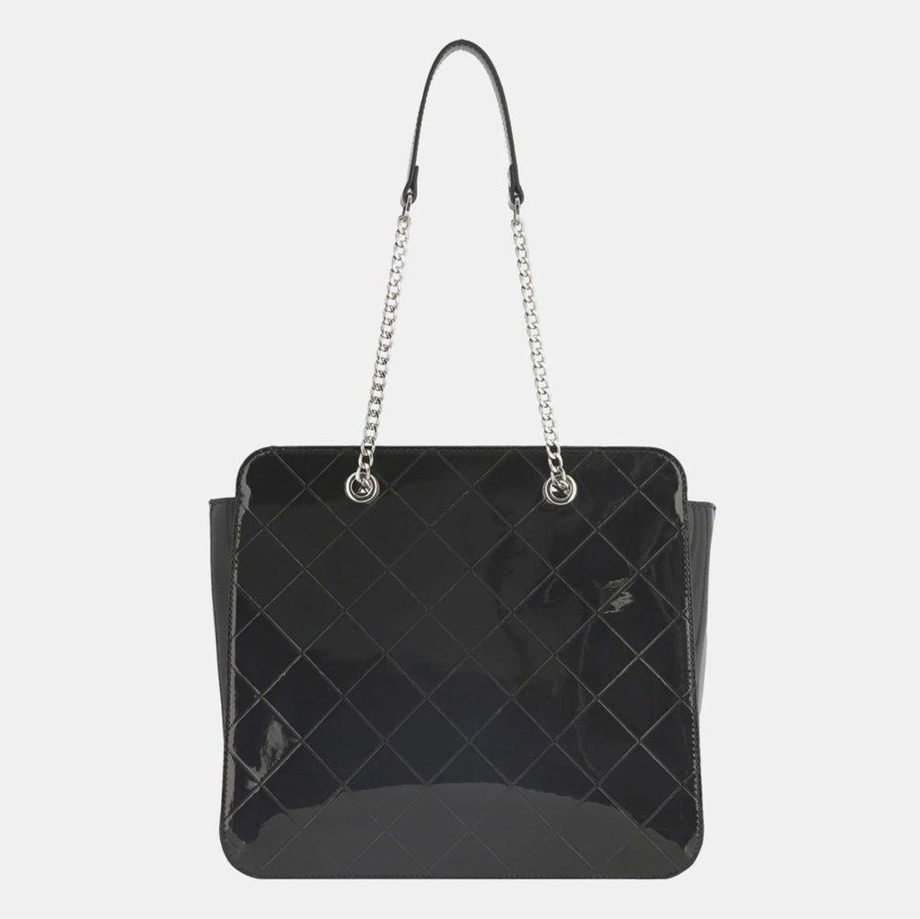 Bolso TOTE negro placa logotipo Westies