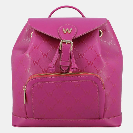Mochila con monograma Westies Fucsia