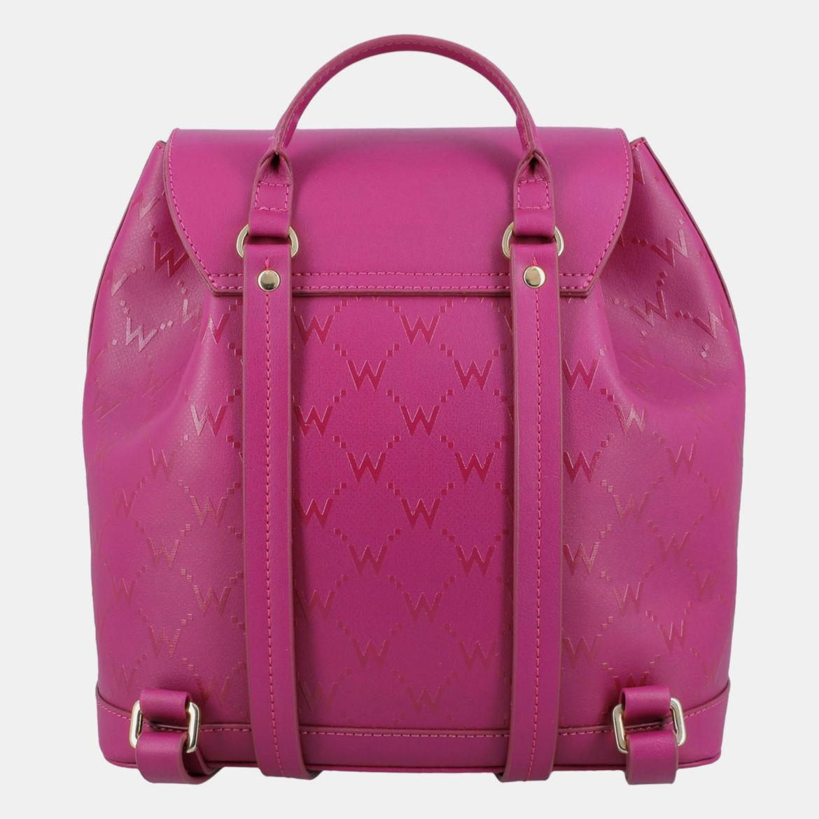 Mochila con monograma Westies Fucsia