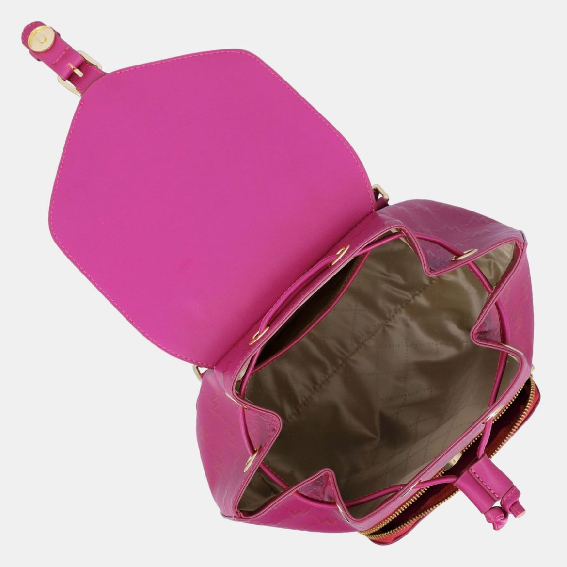 Mochila con monograma Westies Fucsia