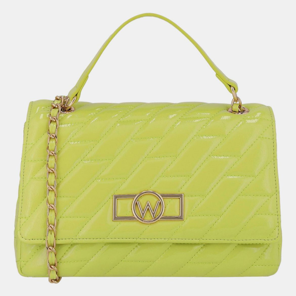 Crossbody verde logo magnético Westies
