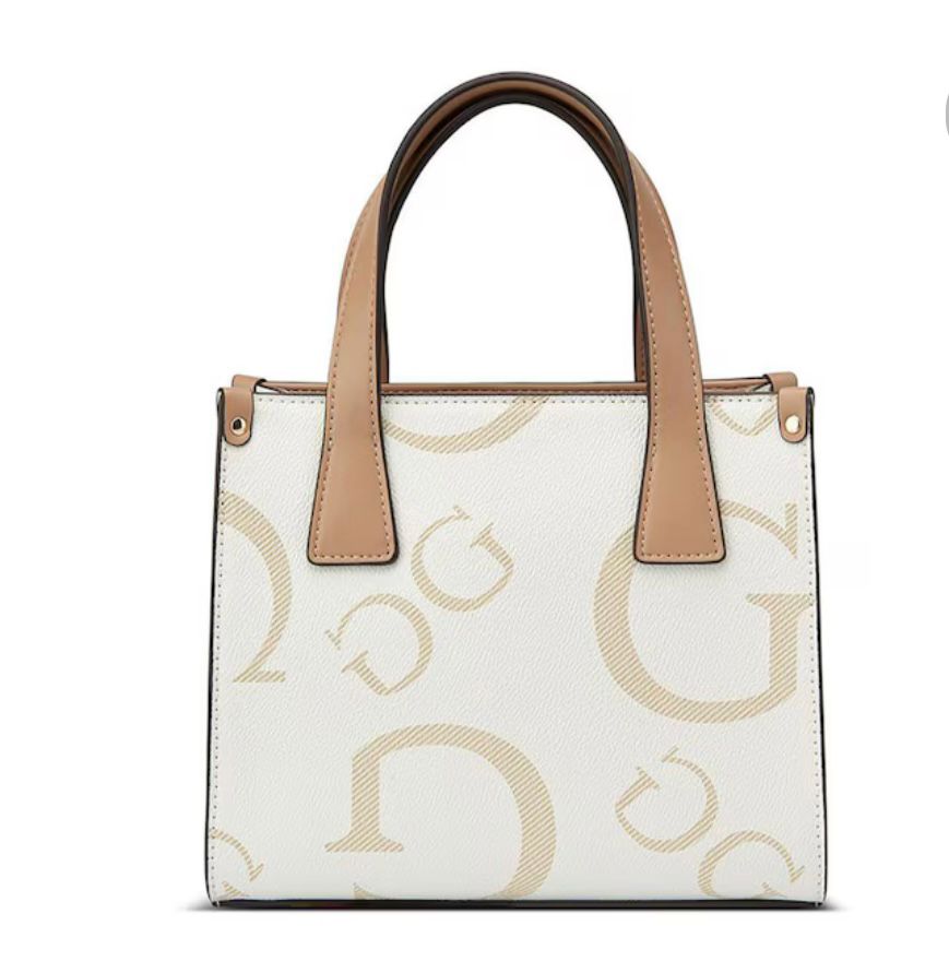 Mini bolso de mano con el logotipo de Kyley Guess