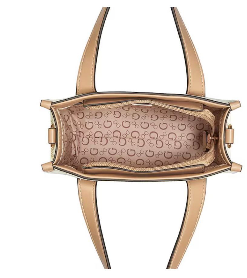 Mini bolso de mano con el logotipo de Kyley Guess