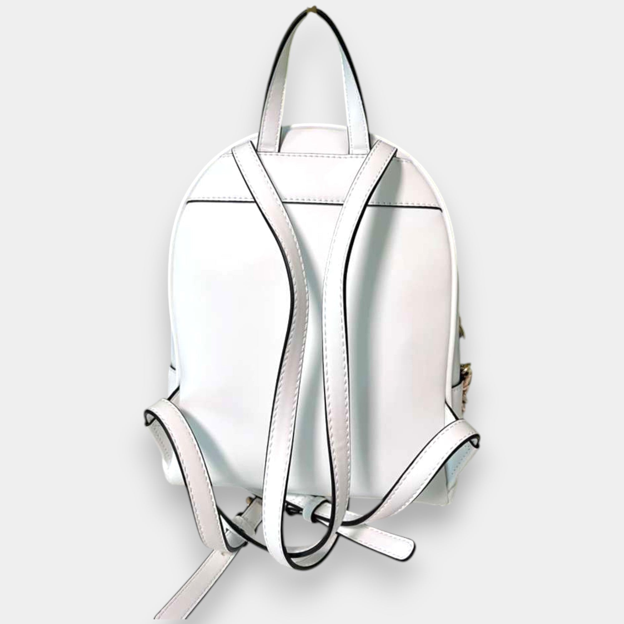 Mochila Guess blanca con cadena
